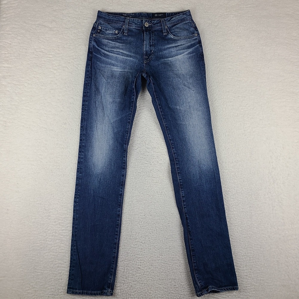 AG Adriano Goldschmied Jeans Mens 30x34 Blue Everett Slim Straight JAPAN Denim‎